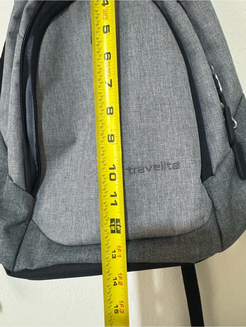 Gray travel mini Backpack